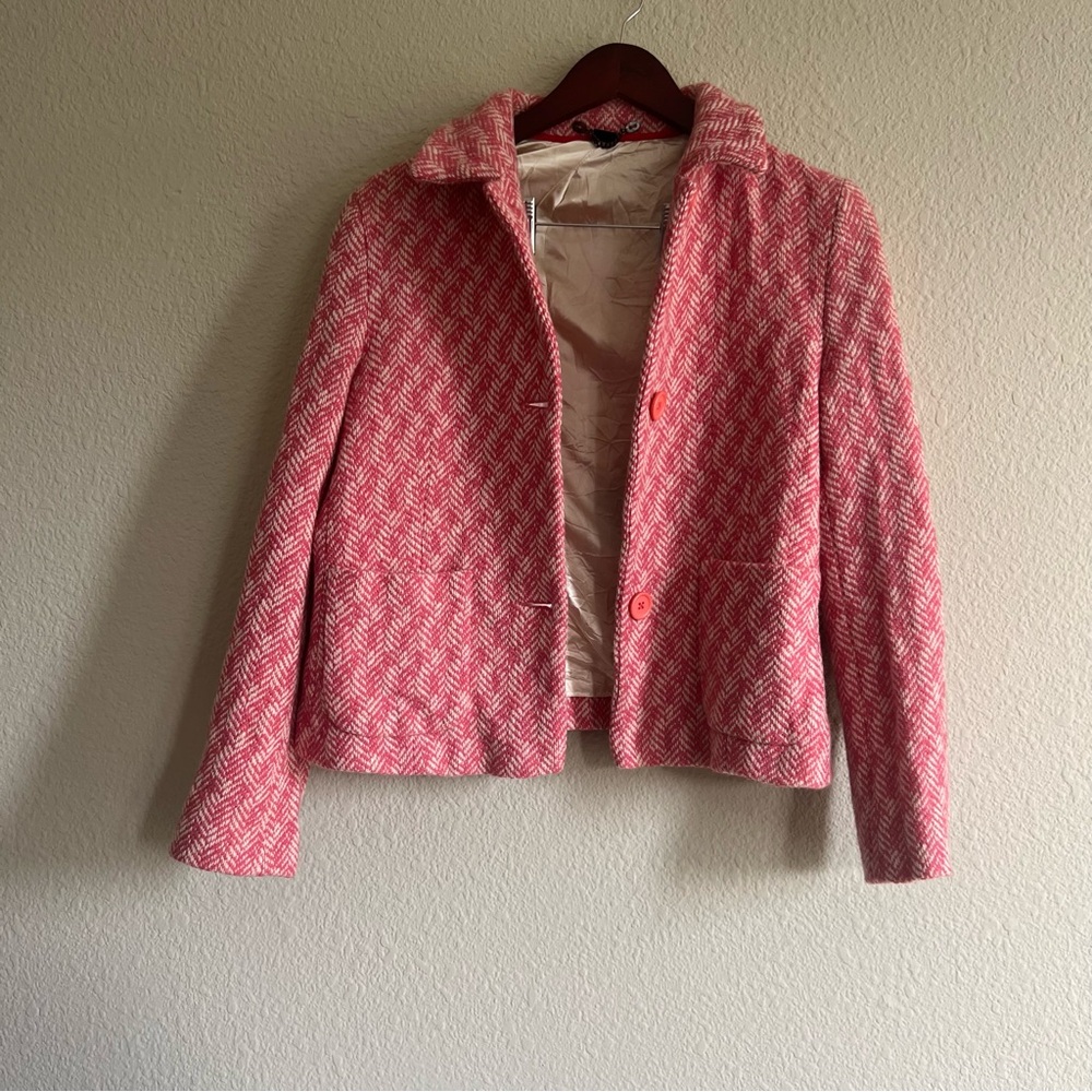 Pink Boden Collared Jacket